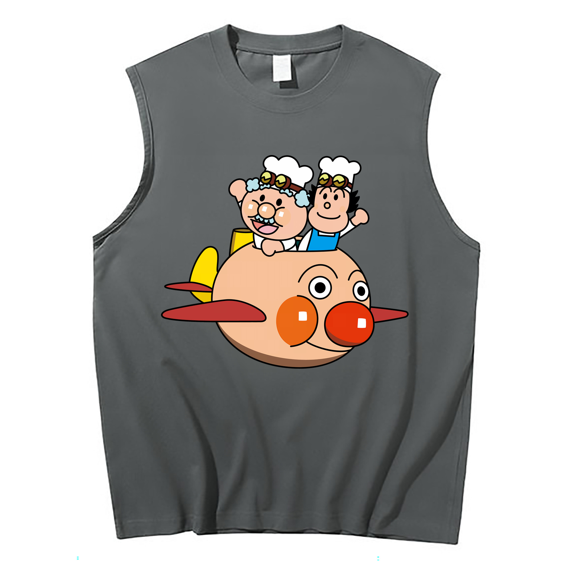（画像用） アンパンマン Anpanman コットン100％タンクトップ（フロントプリント）
